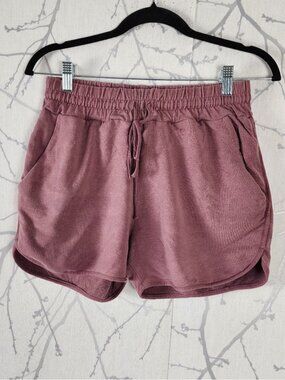 Franc Mauve Tencel Cotton French Terry Athletic Shorts